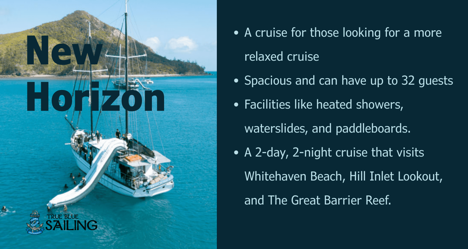 New horizon Whitsundays tour