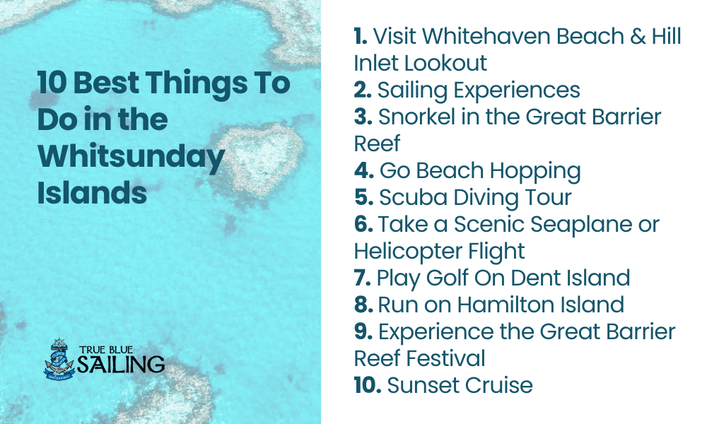 10 best things to do in the Whitsunday Islands