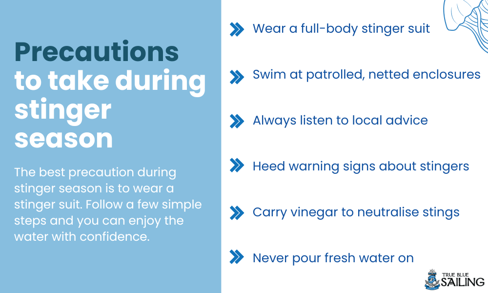 Precautions to take during stinger season