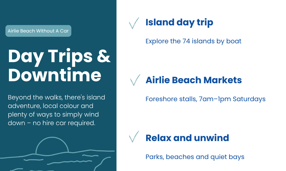 Day Trips and downtime